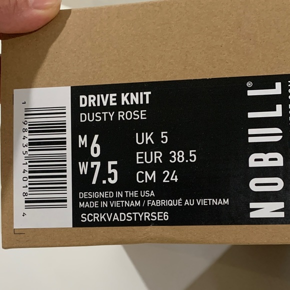 NWT No Bull Women's 7.5 Drive Knit shoes in dusty pink - Picture 2 of 4